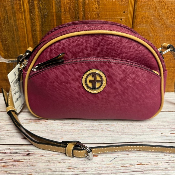 Giani Bernini Handbags - Giani Bernini Saffiano Dome Crossbody